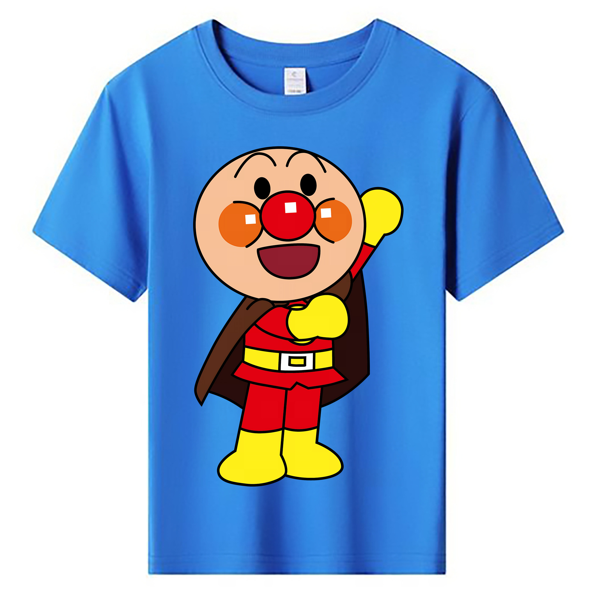 （画像用） アンパンマン Anpanman 綿100％キッズTシャツ（フロントプリント）